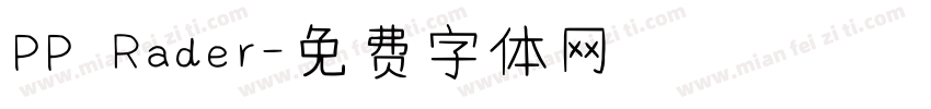 PP Rader字体转换